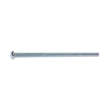 Midwest Fastener #8-32 x 3-1/2 in Slotted Round Machine Screw, Zinc Plated Steel, 15 PK 68263